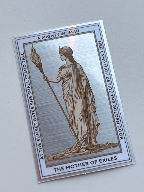 Solution sticker for the Mother of Exiles puzzle